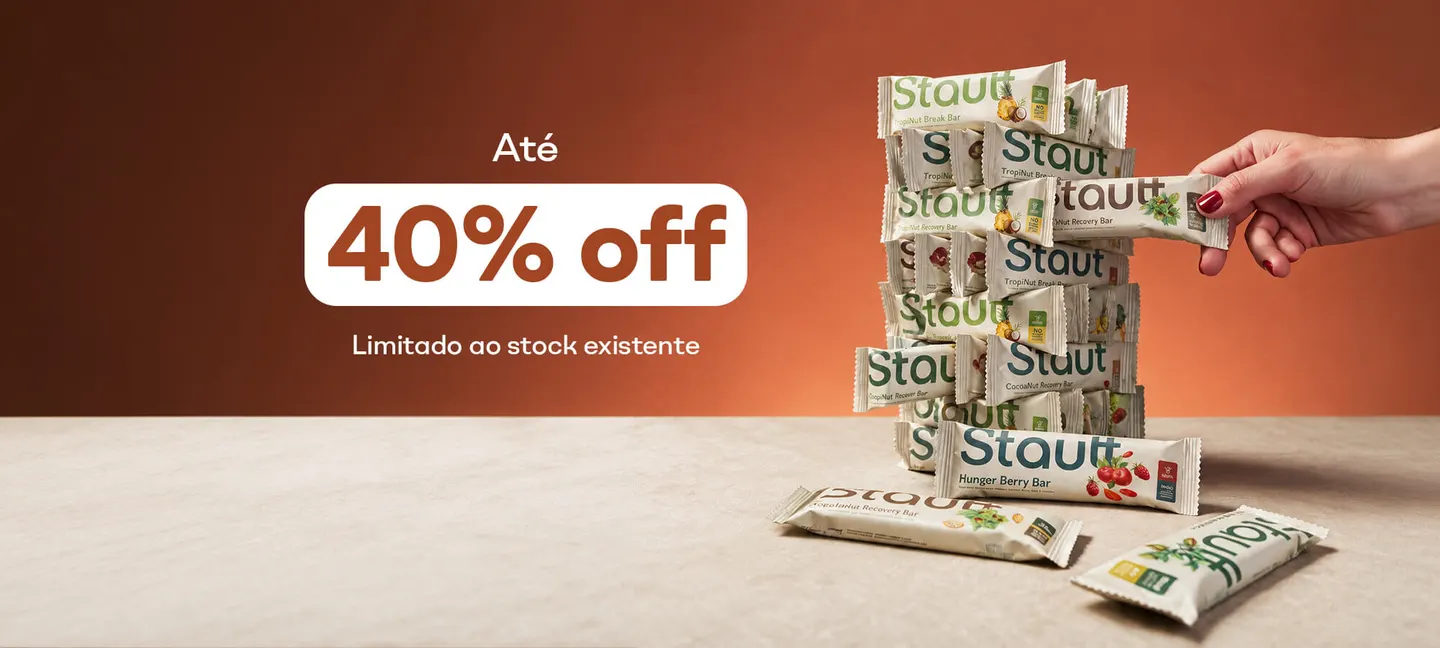 Até 40% off em barras Stautt – limitado ao stock existente